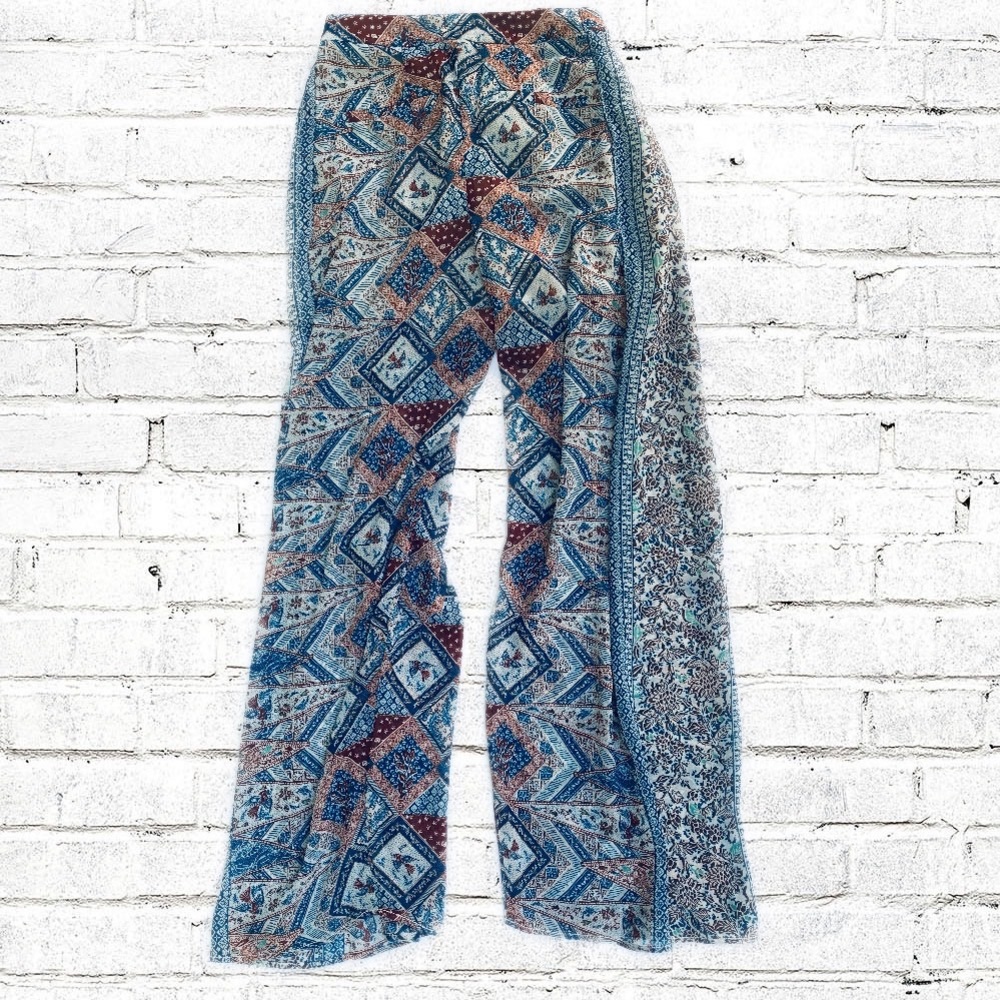 Anthropologie Elevenses Seaflower Wide-Length Pant - Picture 2 of 7